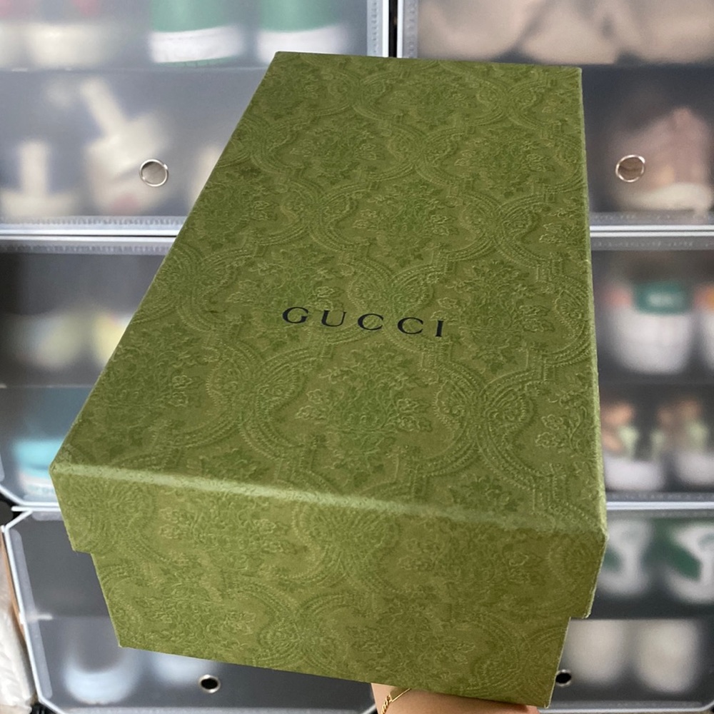 Empty Gucci Shoe Box